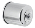 Picture of K&N Honda - Kawasaki - Yamaha - Polaris - Victory 2-688in OD x 3-344in H Oil Filter - Chrome