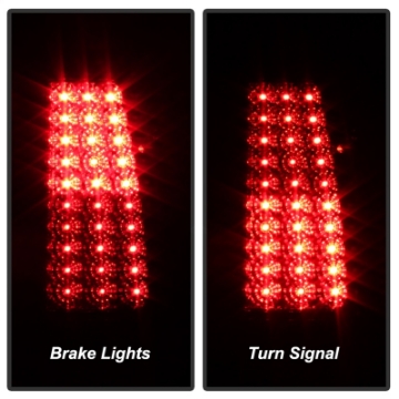 Picture of xTune Chevy Silverado 1500-2500-3500 99-02 LED Tail Lights Red Smoke ALT-ON-CS99-LED-RS