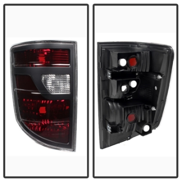 Picture of xTune Honda Ridgeline Pickup 06-08 OEM Style Tail Lights Red Smoked ALT-JH-HRID06-OE-RSM