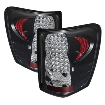 Picture of xTune Jeep Grand Cherokee 99-04 LED Tail Lights Black ALT-JH-JGC99-LED-BK