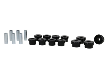 Picture of Whiteline Plus 88-00 Honda Civic - 88-9-95 CRX Rear Control Arm - Lower Inner & Outer Bushing Kit