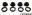 Picture of Torque Solution Drive Shaft Carrier Bearing Support Bushings: Mitsubishi 3000GT