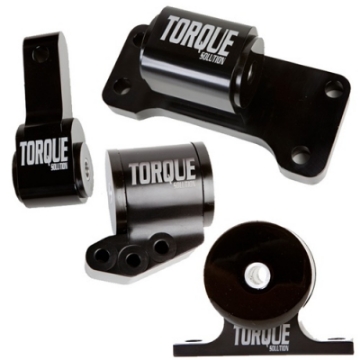 Picture of Torque Solution Billet Aluminum 4 Piece Engine Mount Kit: Mitsubishi Evolution 01-06 5sp Only