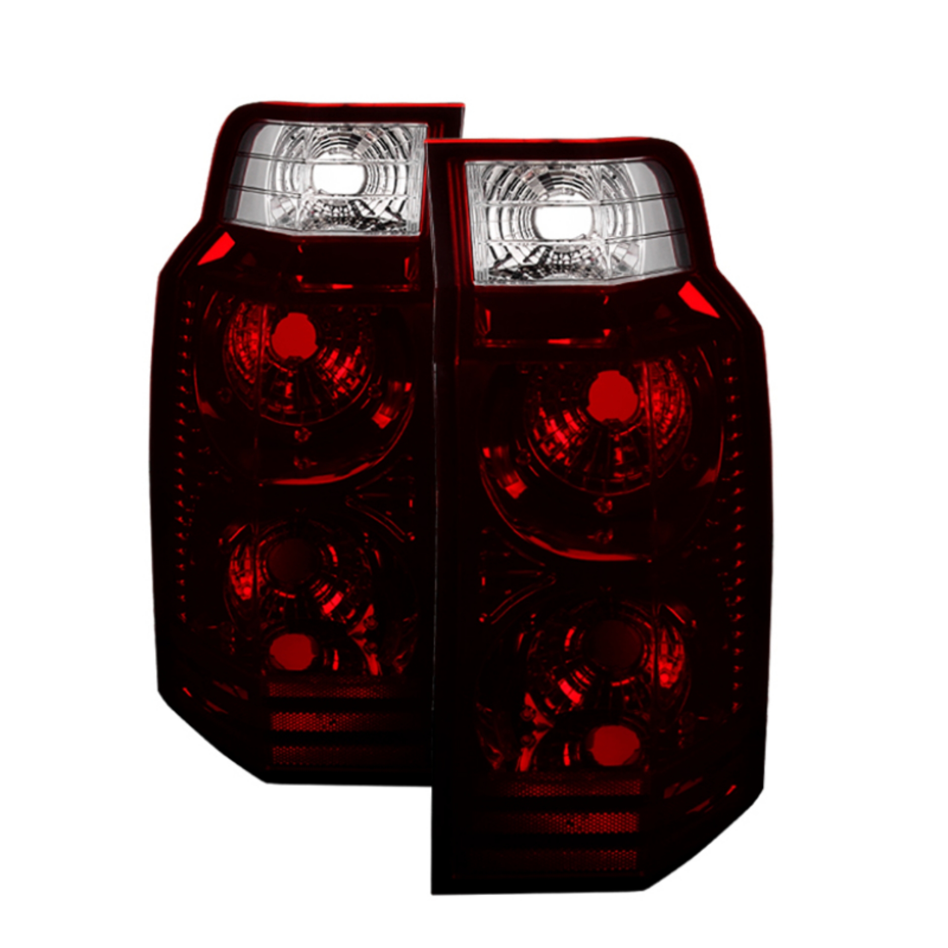 Picture of xTune Jeep Commander 06-10 OEM Style Tail Lights -Red Smoked ALT-JH-JCOM06-OE-RSM