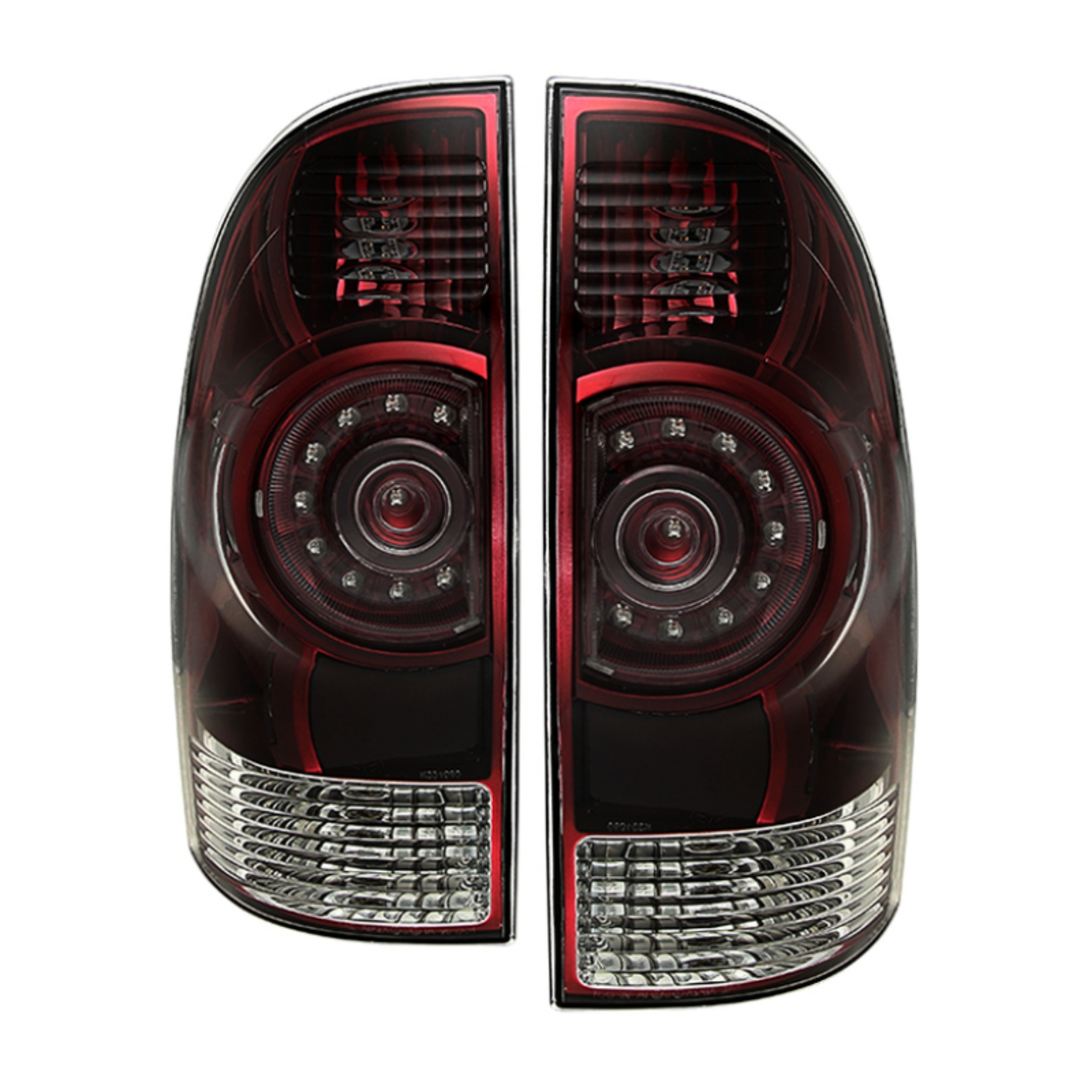 Picture of xTune Toyota Tacoma 2009-2013 OEM LED Style Tail Lights Red Smoked ALT-JH-TTA09-OE-RSM