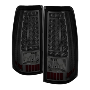 Picture of xTune Chevy Silverado 1500-2500-3500 03-06 C-Shape LED Tail Lights Smoke ALT-ON-CS03-G2-LED-SM