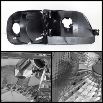 Picture of xTune Ford F150 97-03 - Expedition 97-02 Crystal Headlights w-Corner Chrome HD-JH-FF15097-SET-AM-C