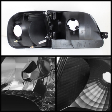 Picture of xTune Ford F150 97-03 - Expedition 97-02 Crystal Headlights w-Corner Black HD-JH-FF15097-SET-AM-BK