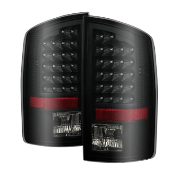 Picture of xTune Dodge Ram 07-08 1500 - Ram 07-09 2500-3500 LED Tail Lights Black Smoke ALT-JH-DR07-LED-BKSM