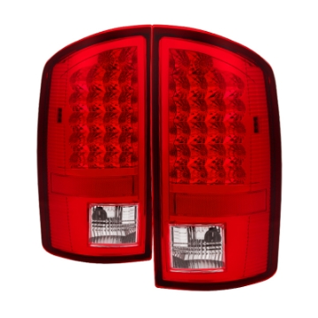 Picture of xTune Dodge Ram 07-08 1500 - Ram 07-09 2500-3500 LED Tail Lights Red Clear ALT-JH-DR07-LED-RC