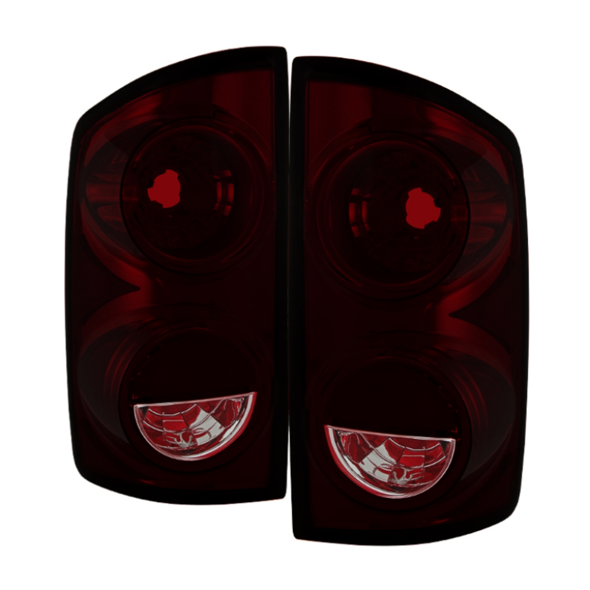 Picture of xTune Dodge Ram 1500 07-08 OEM Style Tail Lights -Red Smoked ALT-JH-DR07-OE-RSM