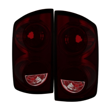 Picture of xTune Dodge Ram 1500 07-08 OEM Style Tail Lights -Red Smoked ALT-JH-DR07-OE-RSM