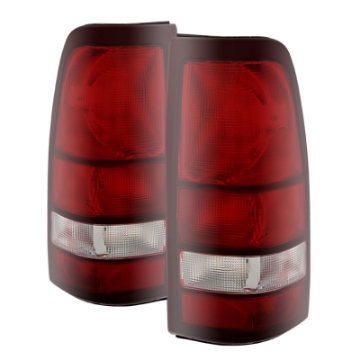 Picture of xTune Chevy Silverado 99-02 - GMC Sierra 99-06 OE Style Tail Lights Red Smoke ALT-JH-CS99-OE-RSM