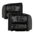 Picture of xTune Ford F250 F350 F450 Superduty Excursion 99-04 Headlights Black Smoked HD-JH-FF25099-HA-BSM