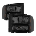 Picture of xTune Ford F250 F350 F450 Superduty Excursion 99-04 Headlights Black Smoked HD-JH-FF25099-HA-BSM