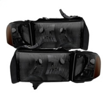 Picture of xTune Dodge Ram Sport Model Only 1999-2002 OEM Headlights Smoked HD-JH-DR99-SP-SM