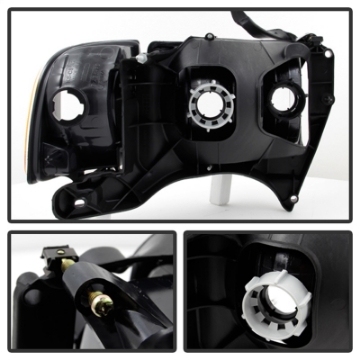 Picture of xTune Dodge Ram Sport Model Only 1999-2002 OEM Headlights Smoked HD-JH-DR99-SP-SM