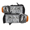 Picture of xTune Dodge Ram Sport Model Only 1999-2002 OEM Headlights Chrome HD-JH-DR99-SP-C