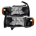 Picture of xTune Dodge Ram Sport Model Only 1999-2002 OEM Headlights Black HD-JH-DR99-SP-BK