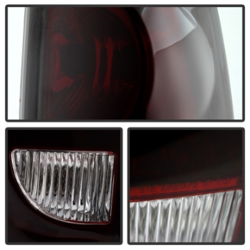 Picture of xTune Chevy Silverado 1500-2500-3500 03-06 OEM Style Tail Lights Red Smoked ALT-JH-CS03-OE-RSM