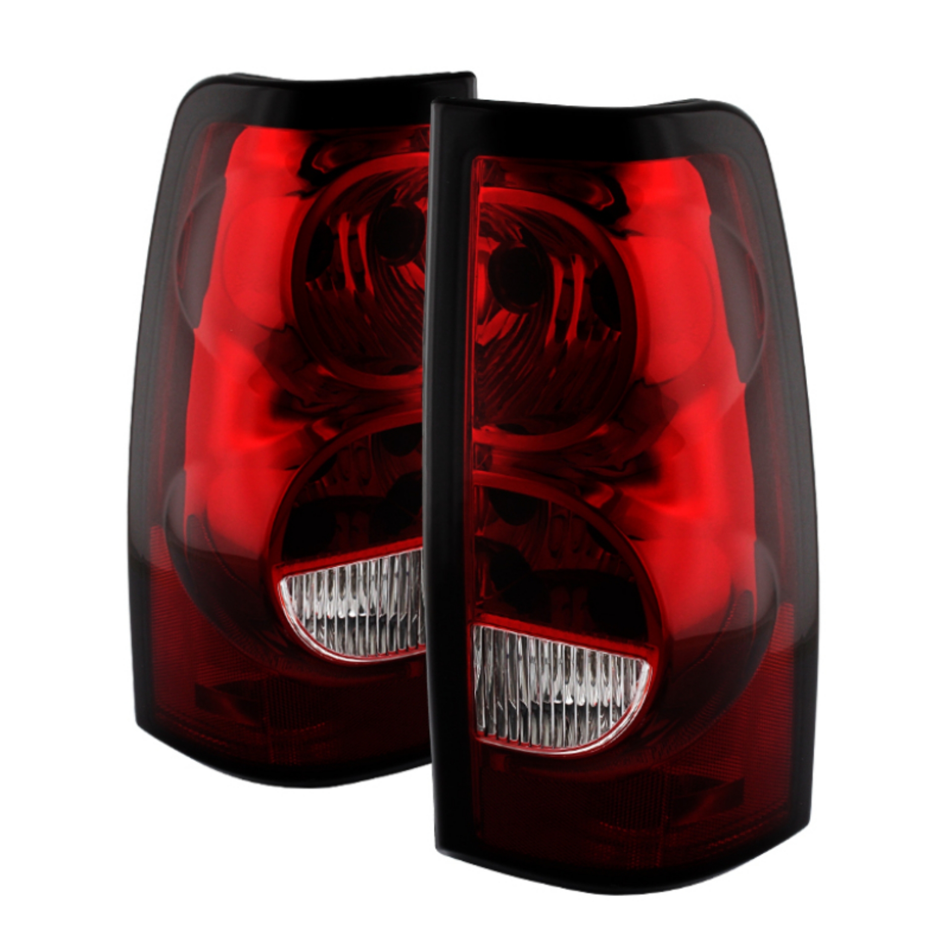 Picture of xTune Chevy Silverado 1500-2500-3500 03-06 OEM Style Tail Lights Red Clear ALT-JH-CS03-OE-RC