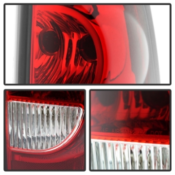 Picture of xTune Chevy Silverado 1500-2500-3500 03-06 OEM Style Tail Lights Red Clear ALT-JH-CS03-OE-RC