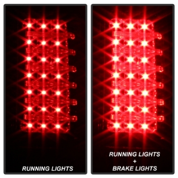Picture of xTune Hummer H3 06-09  Non H3T  LED Tail Lights Smoke ALT-ON-HH306-LED-SM