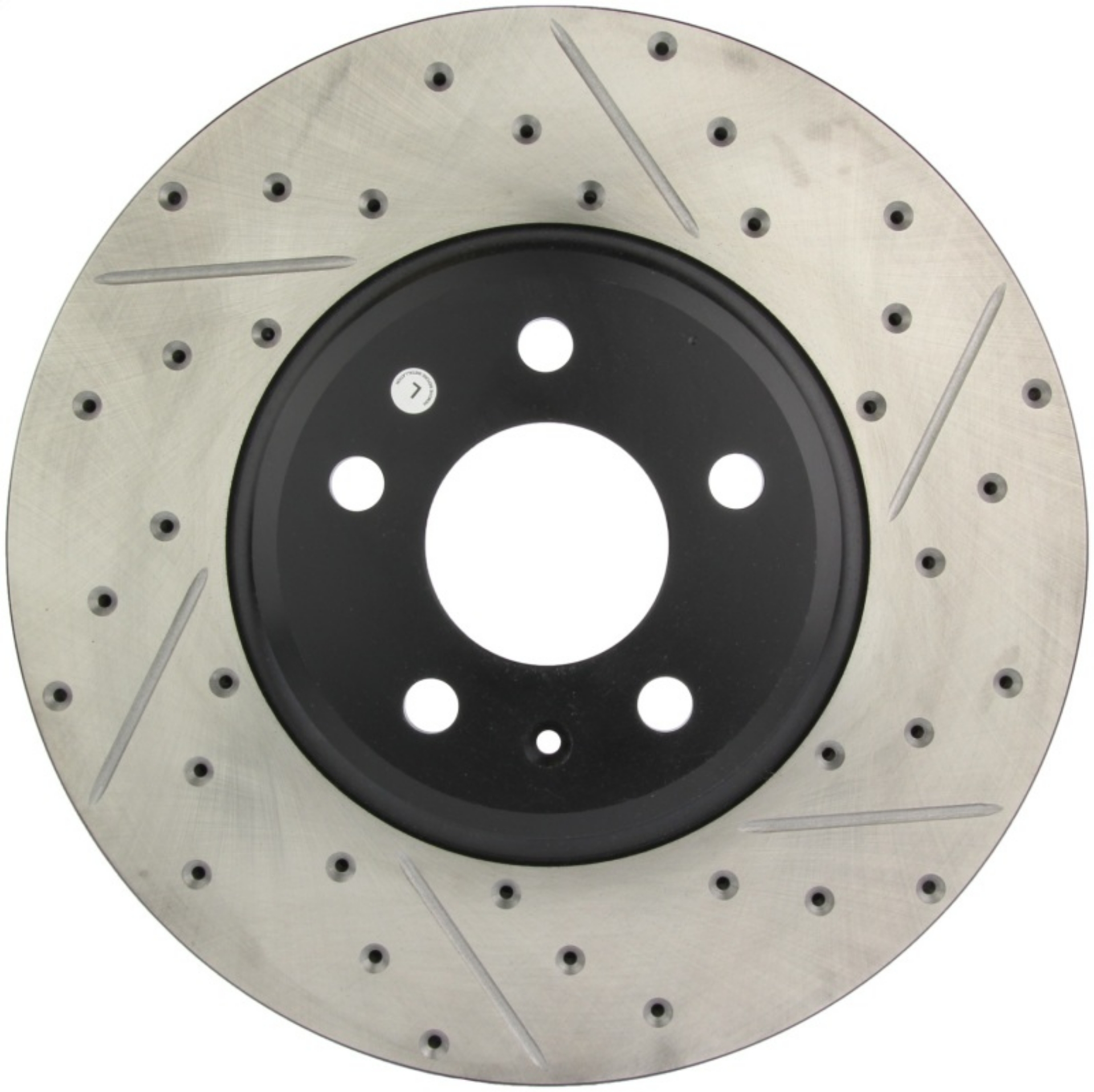 Picture of StopTech Power Slot 09-10 Audi A4-A4 Quattro - 08-10 A5 - 10 S4 Front Left Drilled & Slotted Rotor