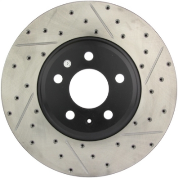 Picture of StopTech Power Slot 09-10 Audi A4-A4 Quattro - 08-10 A5 - 10 S4 Front Left Drilled & Slotted Rotor
