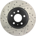 Picture of StopTech Power Slot 09-10 Audi A4-A4 Quattro - 08-10 A5 - 10 S4 Front Right Drilled & Slotted Rotor