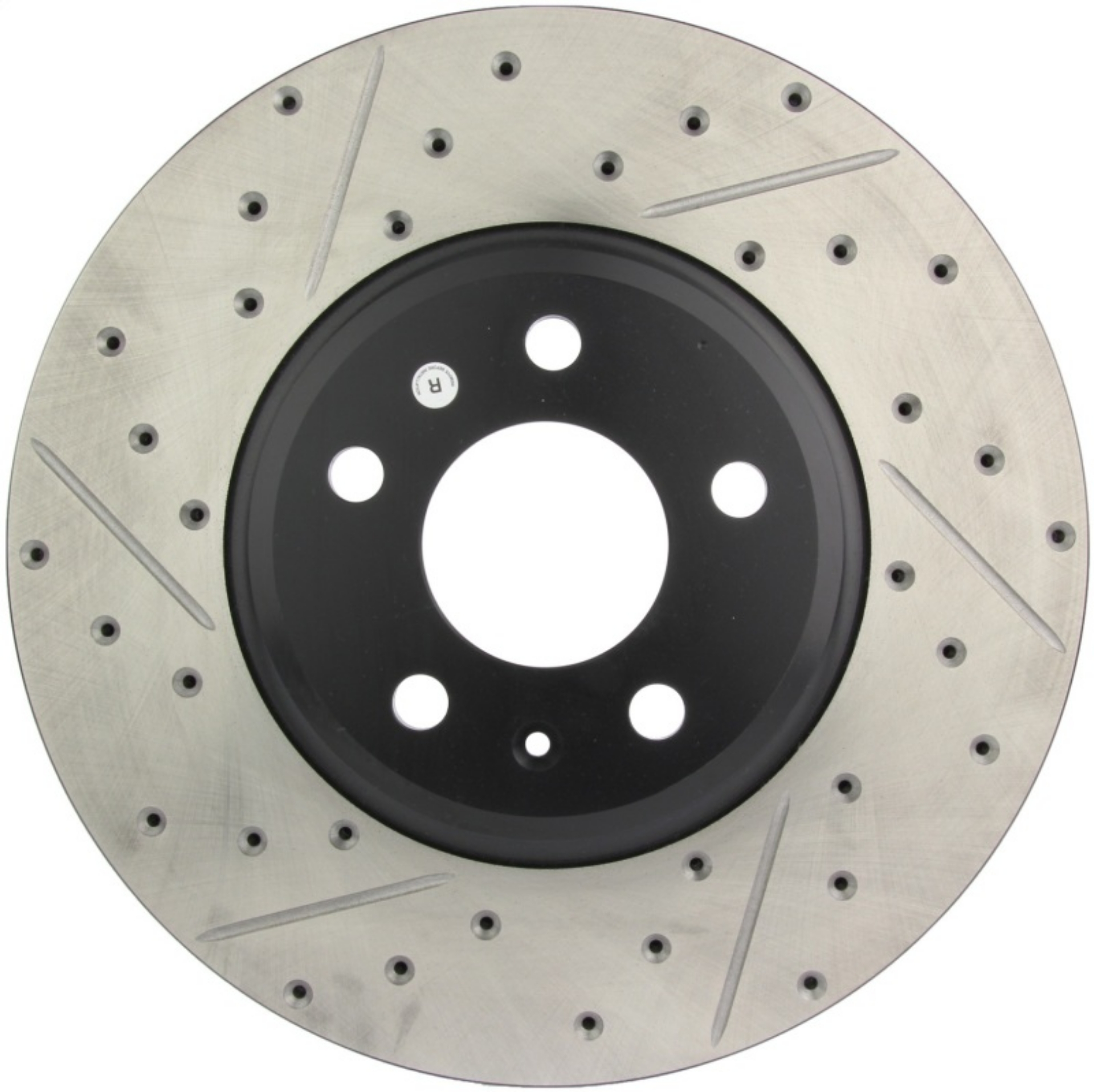 Picture of StopTech Power Slot 09-10 Audi A4-A4 Quattro - 08-10 A5 - 10 S4 Front Right Drilled & Slotted Rotor