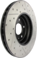 Picture of StopTech Power Slot 09-10 Audi A4-A4 Quattro - 08-10 A5 - 10 S4 Front Right Drilled & Slotted Rotor
