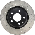 Picture of StopTech Power Slot 09-10 Audi A4-A4 Quattro - 08-10 A5 - 10 S4 Rear Left Drilled & Slotted Rotor