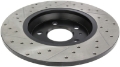 Picture of StopTech Power Slot 09-10 Audi A4-A4 Quattro - 08-10 A5 - 10 S4 Rear Left Drilled & Slotted Rotor