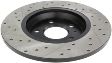 Picture of StopTech Power Slot 09-10 Audi A4-A4 Quattro - 08-10 A5 - 10 S4 Rear Left Drilled & Slotted Rotor
