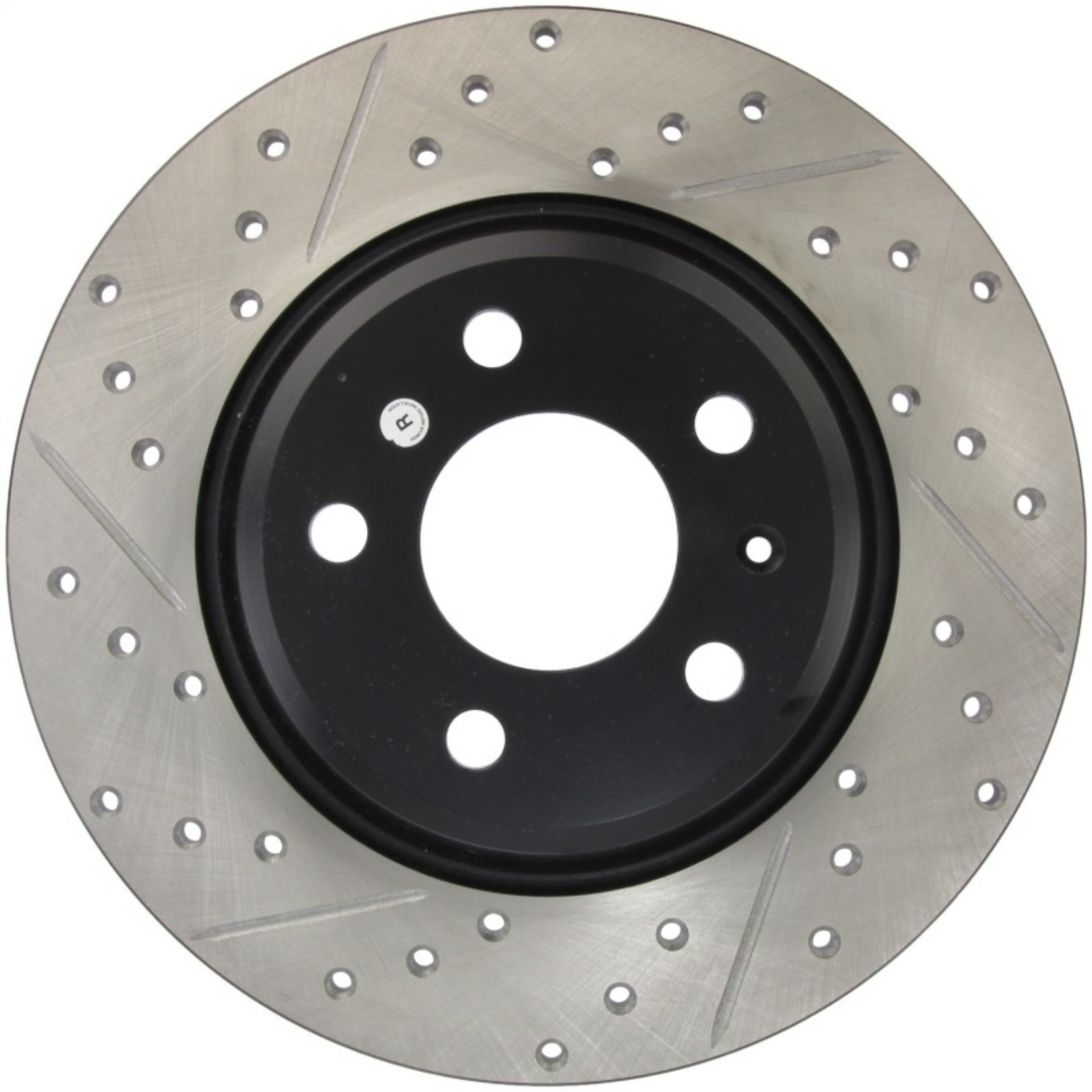 Picture of StopTech Power Slot 09-10 Audi A4-A4 Quattro - 08-10 A5 - 10 S4 Rear Right Drilled & Slotted Rotor