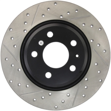 Picture of StopTech Power Slot 09-10 Audi A4-A4 Quattro - 08-10 A5 - 10 S4 Rear Right Drilled & Slotted Rotor