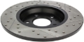 Picture of StopTech Power Slot 09-10 Audi A4-A4 Quattro - 08-10 A5 - 10 S4 Rear Right Drilled & Slotted Rotor