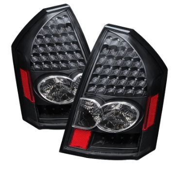 Picture of xTune Chrysler 300 05-07 LED Tail Lights Black ALT-JH-CHR305-LED-BK