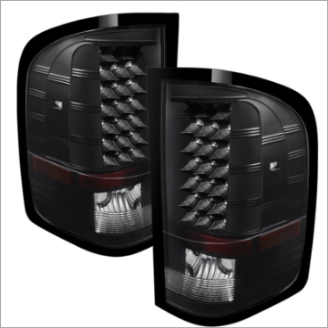 Picture of xTune Chevy Silverado 07-13 LED Tail Lights Black ALT-JH-CS07-LED-BK
