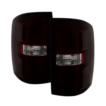 Picture of xTune GMC Sierra 1500 14-15 OEM Style Tail Light Red Smoked ALT-JH-GS14-OE-RSM
