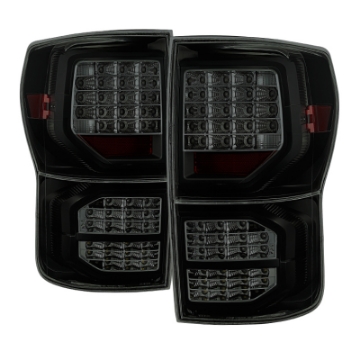 Picture of xTune Toyota Tundra 07-13 LED Tail Lights Black Smoked ALT-JH-TTU07-LED-G2-BSM