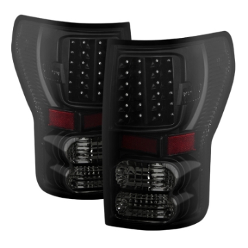 Picture of xTune Toyota Tundra 07-13 LED Tail Lights Black Smoke ALT-JH-TTU07-LED-BKSM