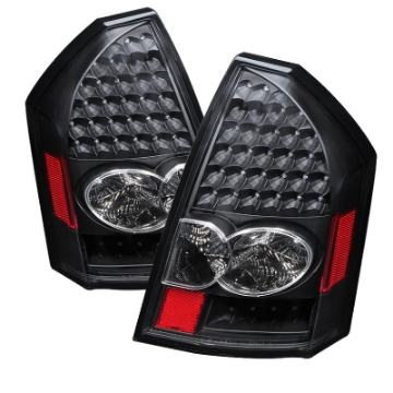 Picture of xTune Chrysler 300C 05-07 LED Tail Lights Black ALT-JH-C305-LED-BK