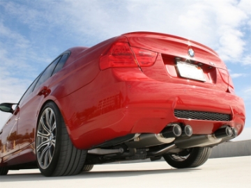 Picture of aFe MACHForce XP Exhaust Cat-Back 2-5in Dia Carbon Fiber Tips SS-304 08-13 BMW M3 E90 V8 4-0L