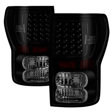 Picture of xTune Toyota Tundra 07-13 LED Tail Lights Black Smoke ALT-ON-TTU07-LED-BSM