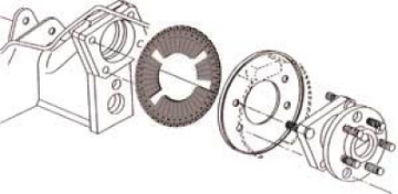 Picture of SPC Performance EZ Shim Dual Angle Camber-Toe Shim Grey