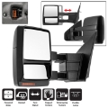 Picture of xTune Ford F150 07-14 Power Heated Amber LED Signal Telescoping Mirror Left MIR-FF15007S-PWH-AM-L