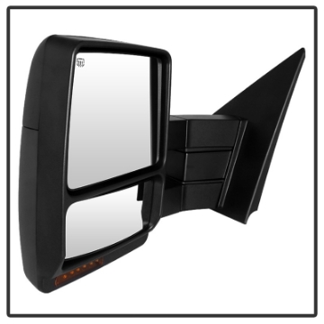 Picture of xTune Ford F150 07-14 Power Heated Amber LED Signal Telescoping Mirror Left MIR-FF15007S-PWH-AM-L