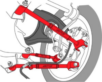 Picture of SPC Performance 08-13 Honda Accord-09-13 Acura TSX-TL Rear Adjustable Control Arm Set of 3